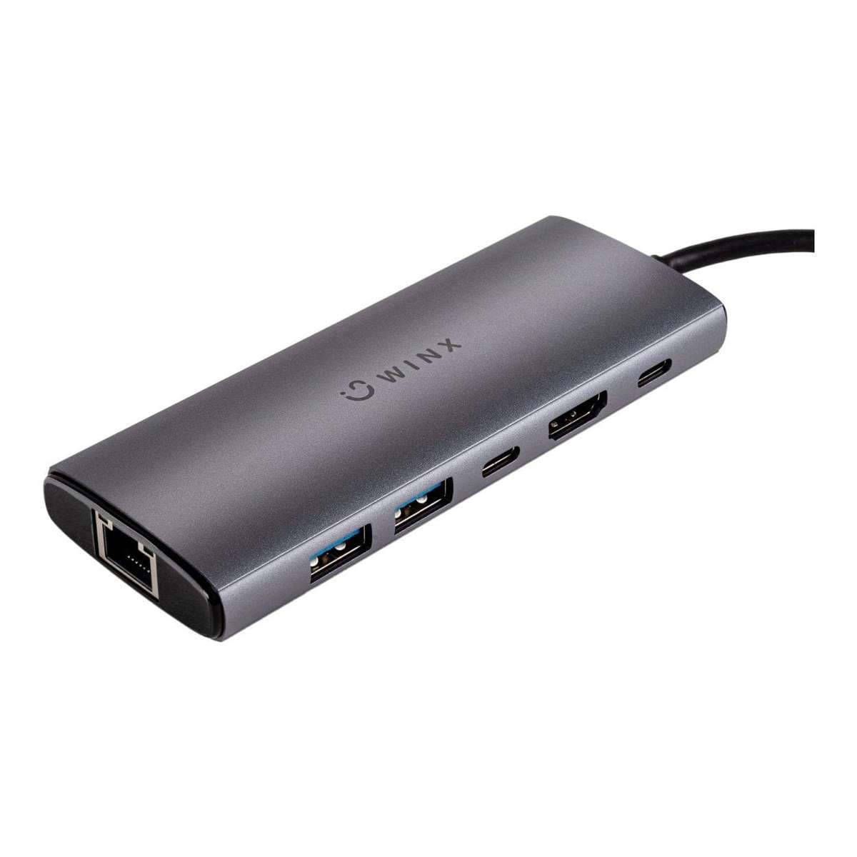 Winx CONNECT Pro 6-in-1 to Type-C Hub Silver WX-HB111