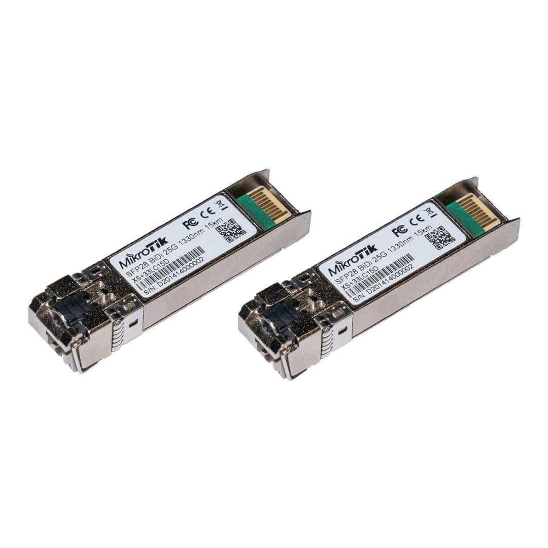 MikroTik 25Gbps Bi-directional 2x SFP+ Module XS+2733LC15D