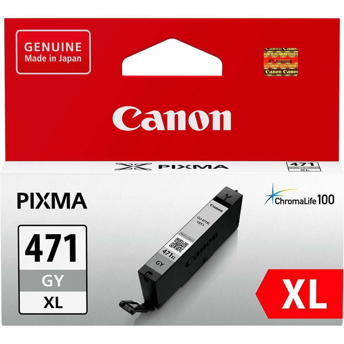 Canon CLI-471XL Grey High Yield Printer Ink Cartridge Original 0350C001 Single-pack