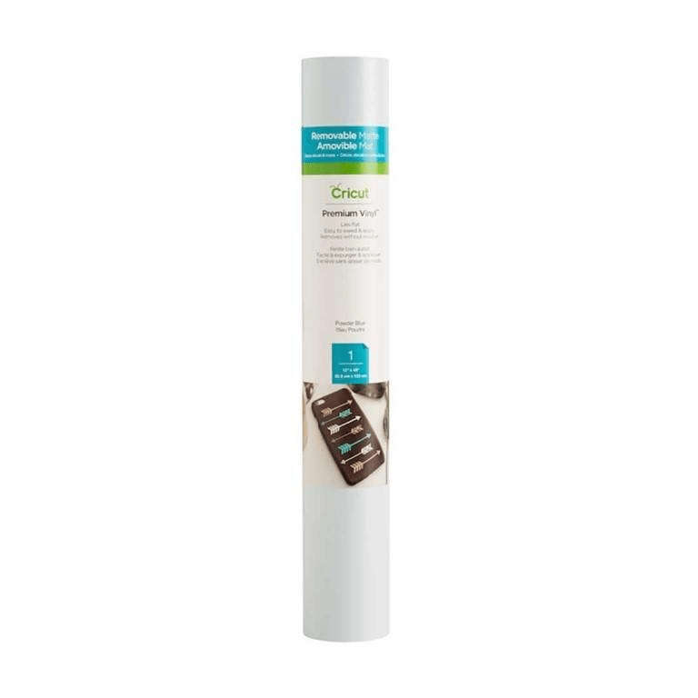 Cricut Premium Vinyl Removable 30x122cm 1-sheet  Matte Powder Blue 2006574