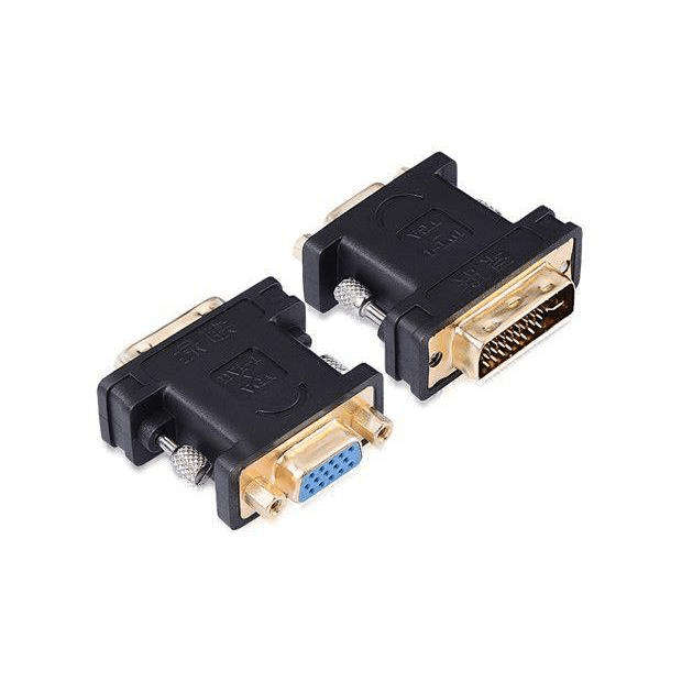 Ugreen DVI-I (24+5) M to VGA F Adapter Black 20122