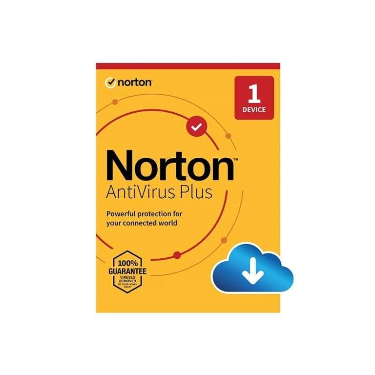 Norton AntiVirus Plus for 1x PC Mac Smartphone or Tablet - Single-user 1-year Subscription Downlo...
