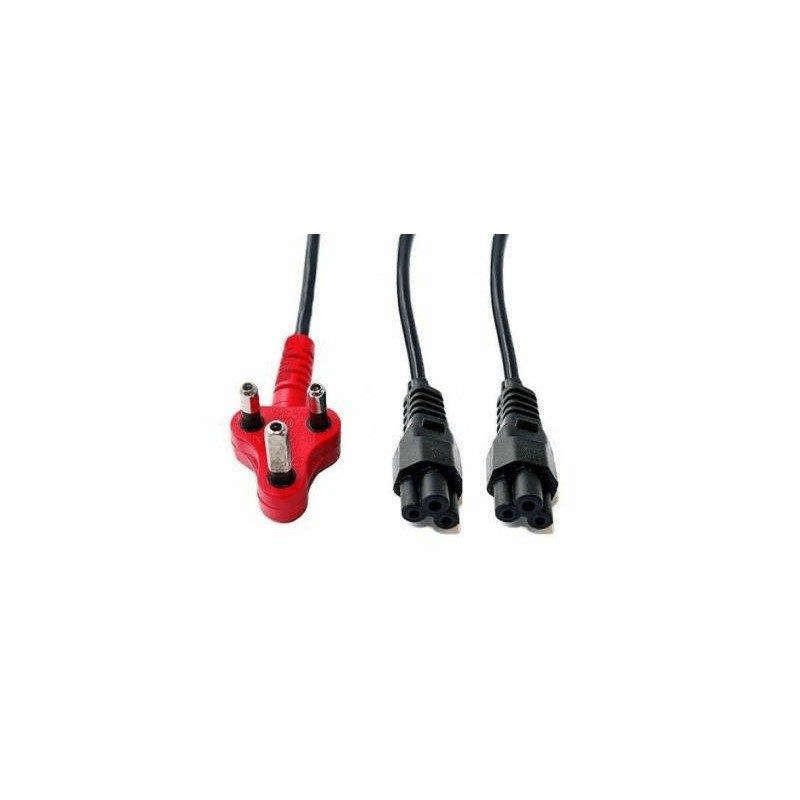 Mecer 1.8m Dedicated 2x Clover Power Cable 2x CLOVER POWER CABLE