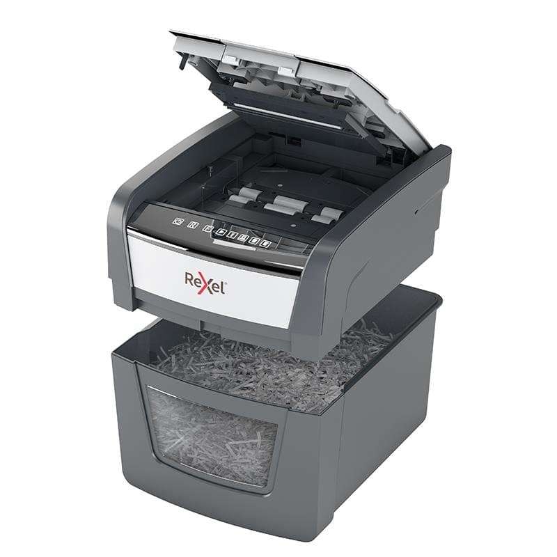Rexel Optimum AutoFeed+ 50X Automatic Cross Cut P4 Paper Shredder 301397