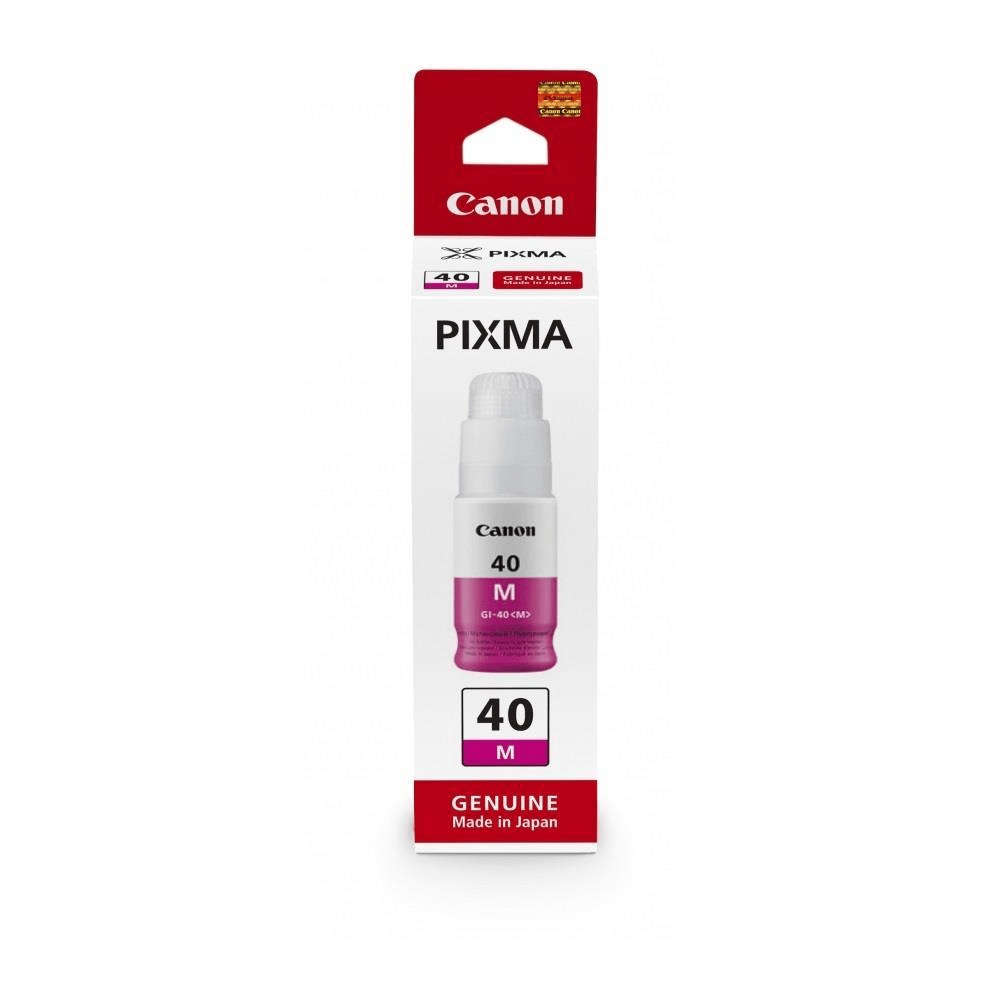 Canon GI-40 Magenta Printer Ink Bottle Original 3401C001 Single-pack