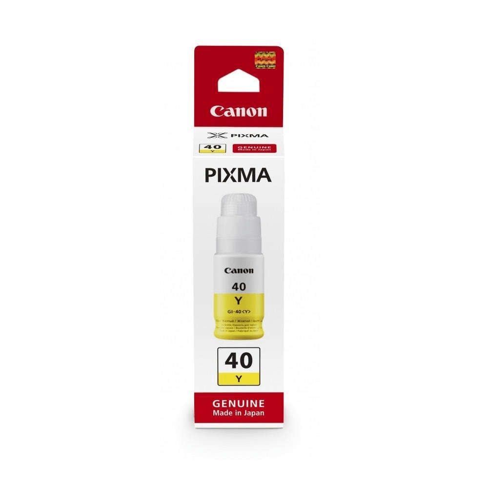 Canon GI-40 Yellow Printer Ink Bottle Original 3402C001 Single-pack