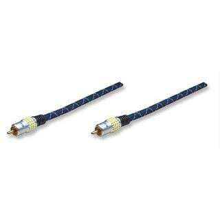 Manhattan 1.5m Cable RCA Composite Video Cable Blue 361231