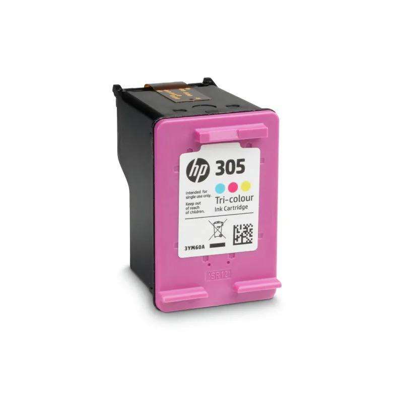 HP 305 Standard Yield Tri-color Printer Ink Cartridge Original 3YM60AE