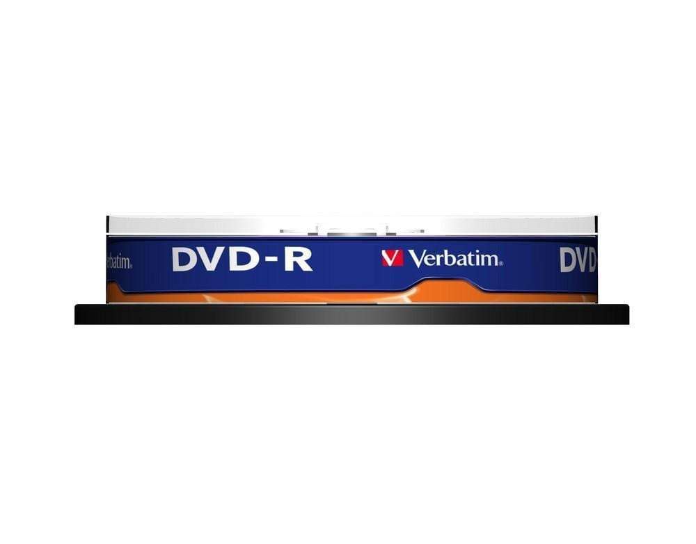 Verbatim 4.7GB DVD-R Matt Silver 10-Pack 43523