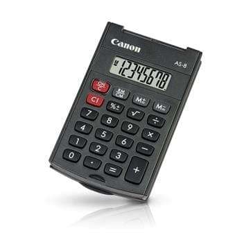 Canon AS-8 Pocket Calculator Grey 4598B001