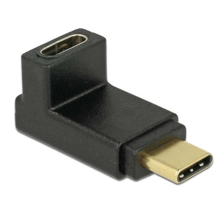 DeLOCK 65914 Adapter SuperSpeed USB 10Gbps USB Type-C Male to Female Angled up/down