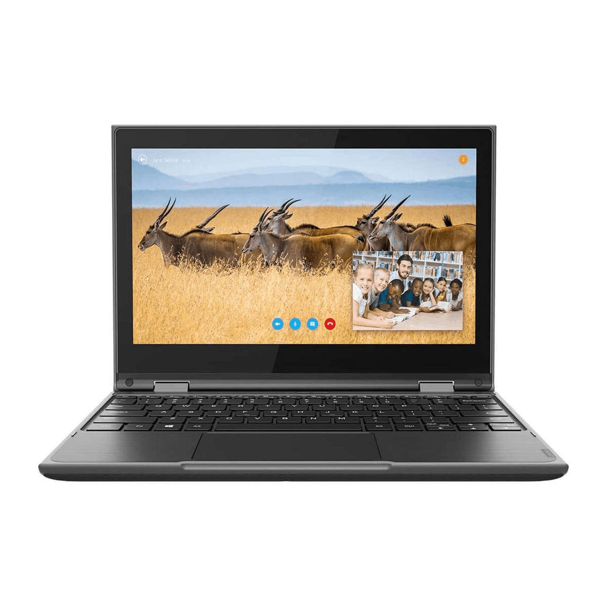 Lenovo 300e 11.6-inch HD 2 in 1 Laptop - Intel Celeron N4100 128GB SSD 4GB RAM Windows 10 Pro 81M900