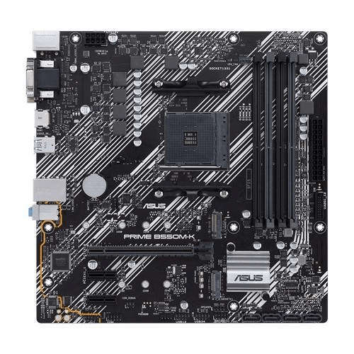 ASUS PRIME B550M-K AMD Socket AM4 Micro ATX Motherboard 90MB14V0-M0EAY0