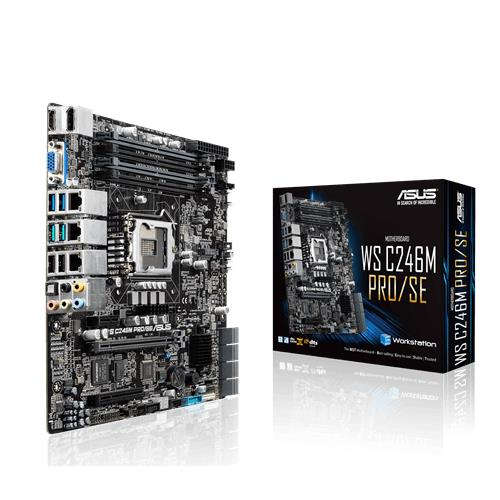 ASUS WS C246M PRO/SE Intel C246 LGA 1151 Socket H4 Motherboard 90SW00F0-M0EAY0