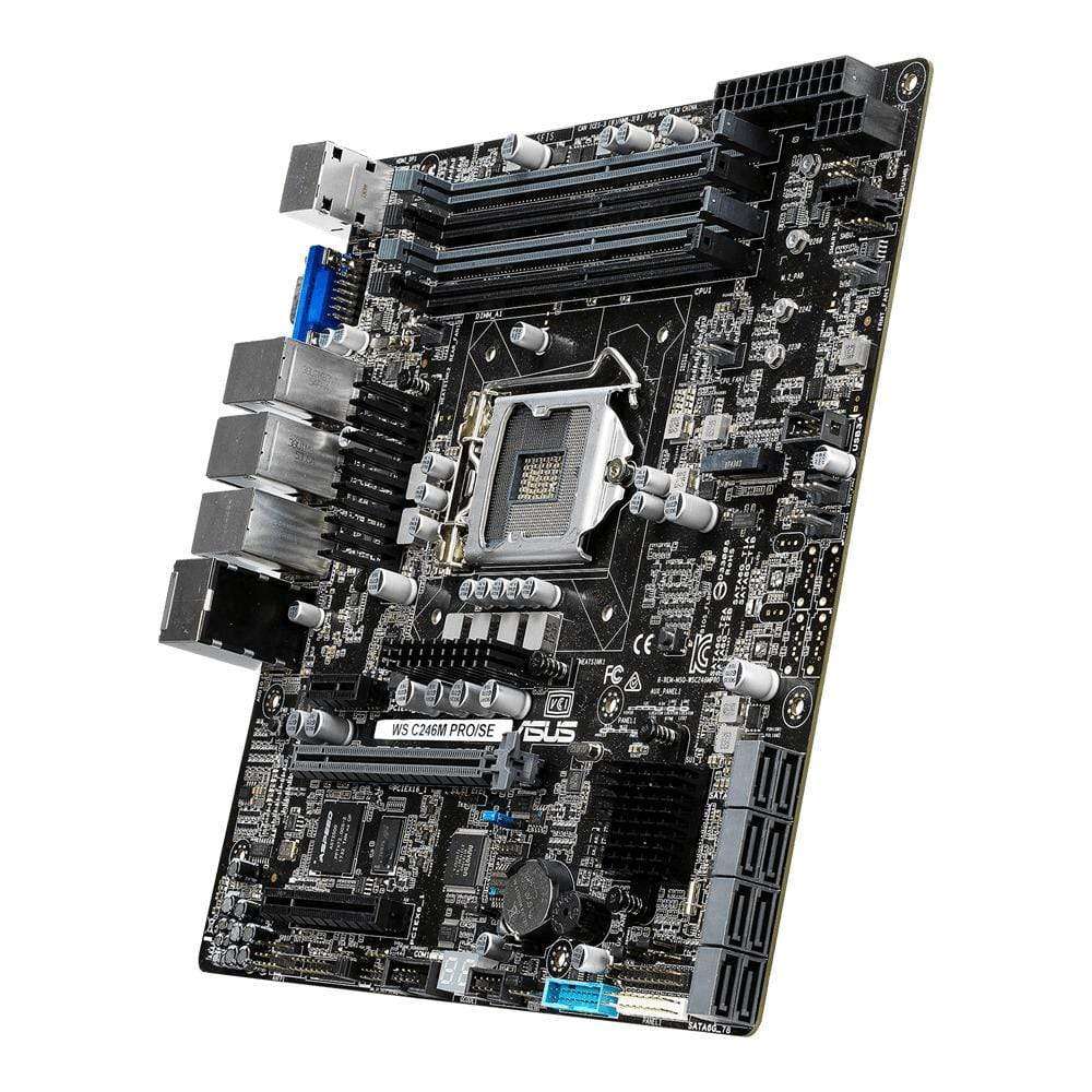 ASUS WS C246M PRO/SE Intel C246 LGA 1151 Socket H4 Motherboard 90SW00F0-M0EAY0