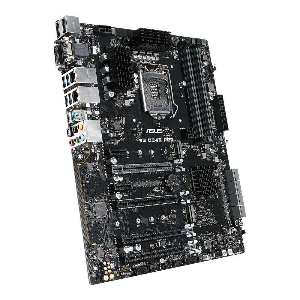 ASUS WS C246 PRO Intel LGA 1151 Socket H4 ATX Motherboard 90SW00G0-M0EAY0