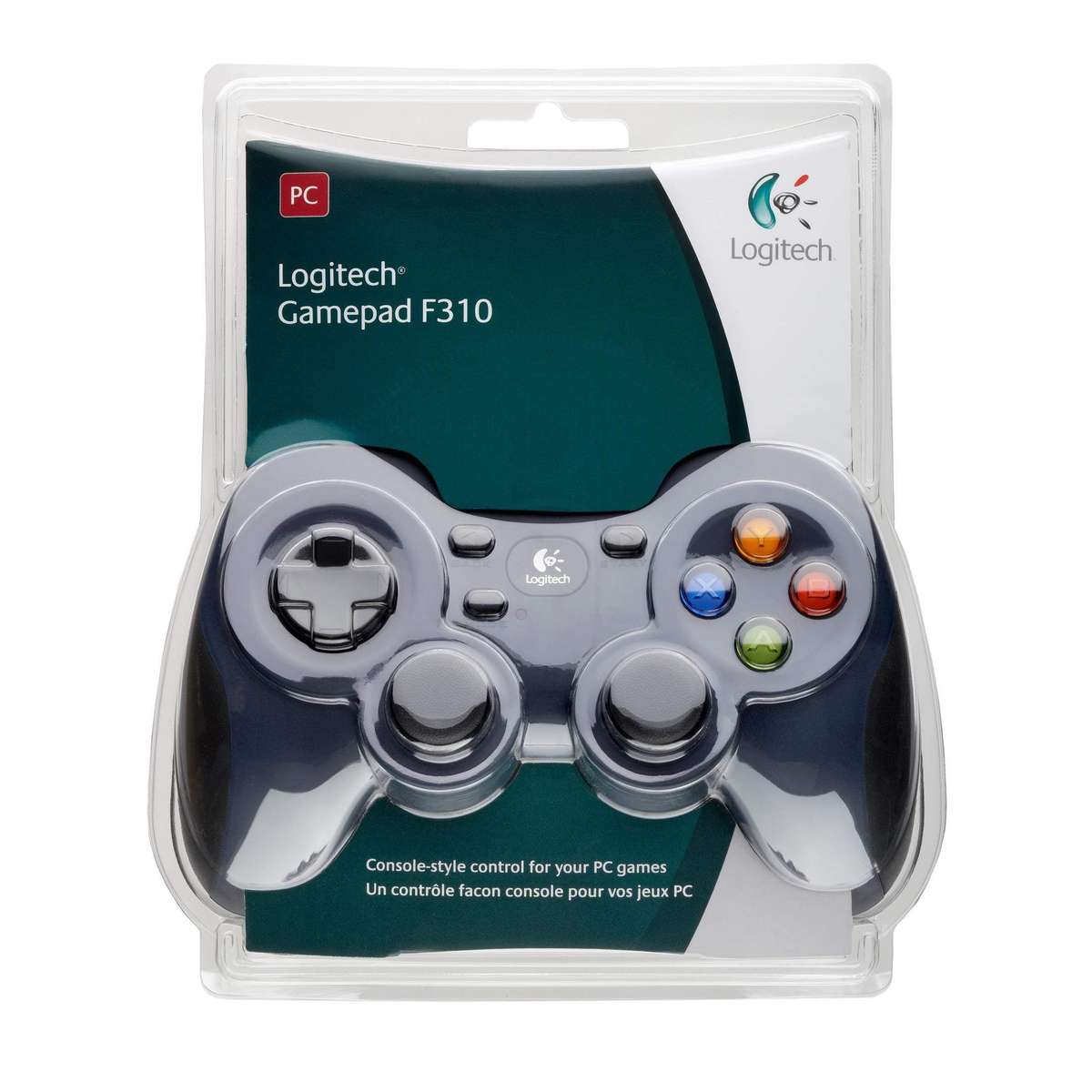 Logitech F310 Gamepad PC Digital Black and Blue Multicolour 940-000138