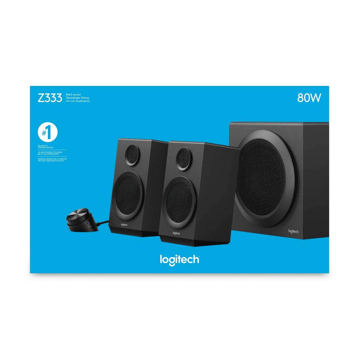 Logitech Z333 2.1 Computer Speaker System With Subwoofer 980-001202