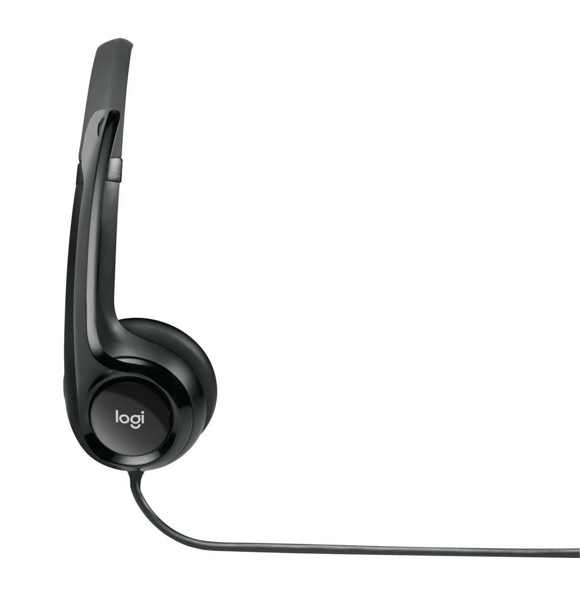 Logitech H390 USB Headset with Noise-Cancelling Mic - Black 981-000406