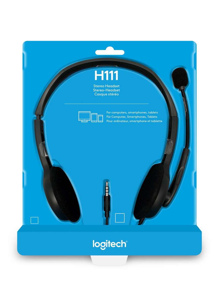 Logitech H111 Headphone - Stereo 981-000593