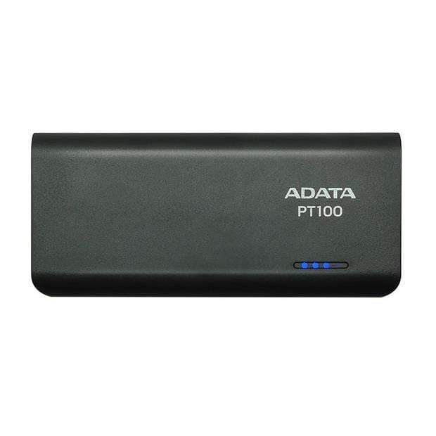 ADATA PT100 Powerbank 10000mAh Li-Ion Black and Green APT100-10000m-5V-CBKGR