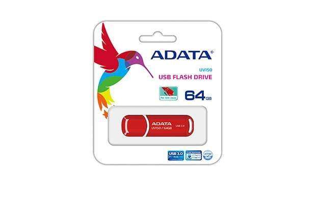 ADATA 64GB DashDrive UV150 USB flash drive USB Type-A 3.2 Gen 1 (3.1 Gen 1) Red