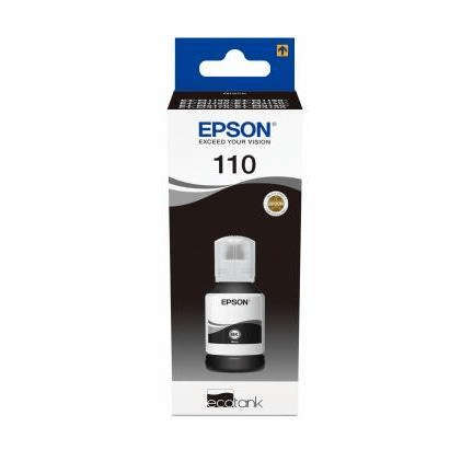 Epson 110 Original EcoTank Black Ink Bottle Refill C13T03P14A