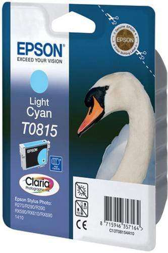 Epson T0815 Claria Photographic Light Cyan High Yield Printer Ink Cartridge Original C13T11154A10 Si