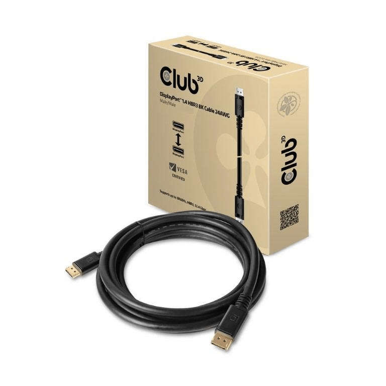 Club 3D DisplayPort 1.4 HBR3 8K 3m Cable CAC-1060