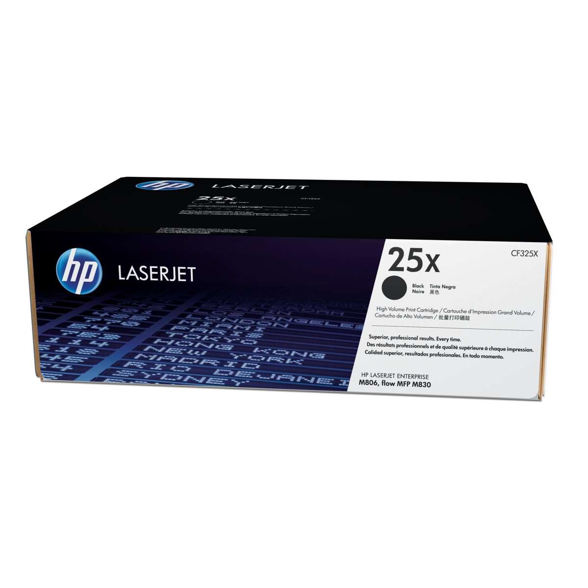 HP 25X Black High Yield Toner Cartridge 34,500 Pages Original CF325X Single-pack
