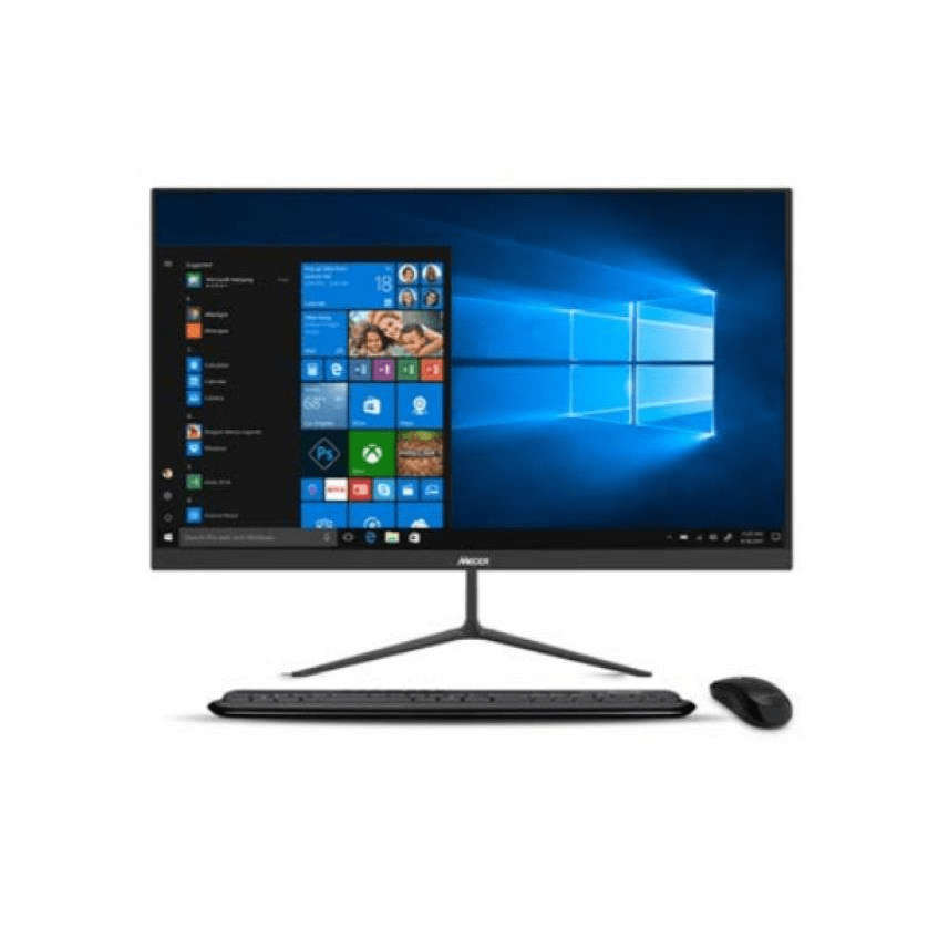 Mecer Xhibitor Proficient 23.8-inch FHD All-in-One PC - Intel Pentium N5000 64GB eMMC 4GB RAM Window