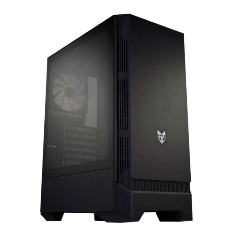 FSP CMT260 Mini-ITX ARGB Mid-Tower Micro-ATX Gaming PC Case Black CMT260