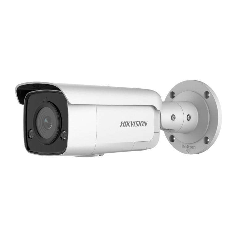 Hikvision AcuSense 4MP 2.8mm Strobe Light and Audible Warning Fixed Bullet Network Camera Powered-by