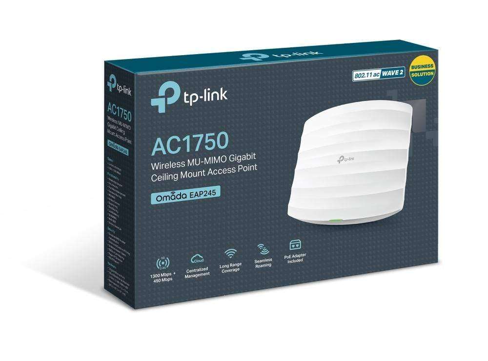 TP-Link EAP245 AC1750 Dual-band Wi-Fi 5 MU-MIMO Gigabit Ceiling Mount Access Point