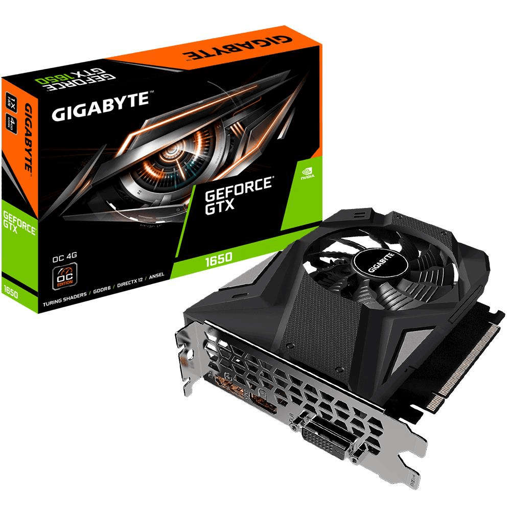 Gigabyte GeForce GTX 1650 GB GDDR6 Graphics Card GV-N1656OC-4GD