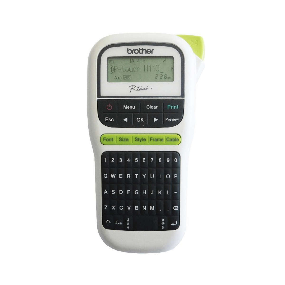 Brother PT-H110 Home and Small Office Label Printer - White/Grey