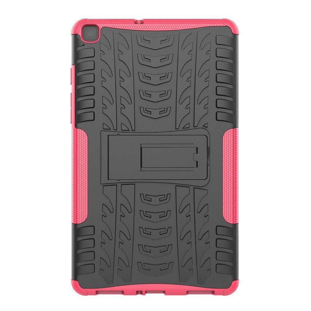 Tuff-Luv Armour Case Rugged and Stand for Samsung Tab A 8.0 T290/T295 - Pink M1155