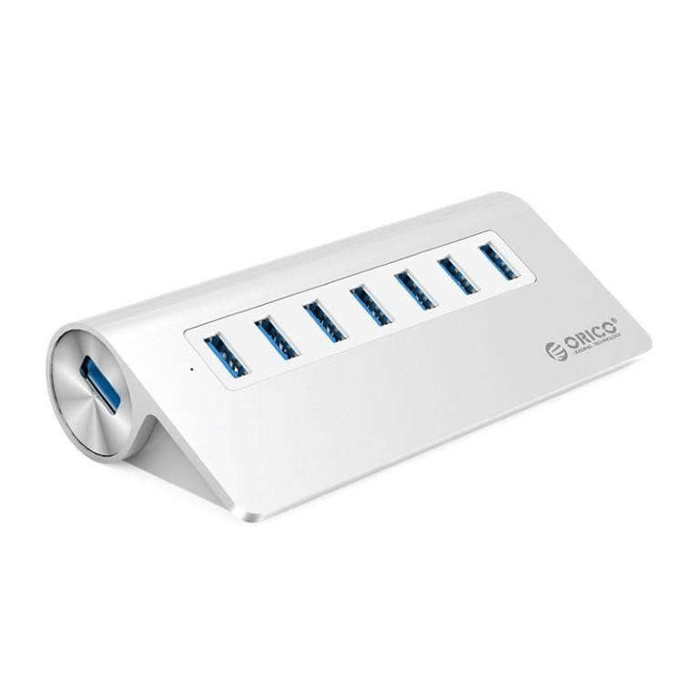 Orico 7-port USB 3.0 Hub Aluminium Silver M3H7-V1-SA-SV