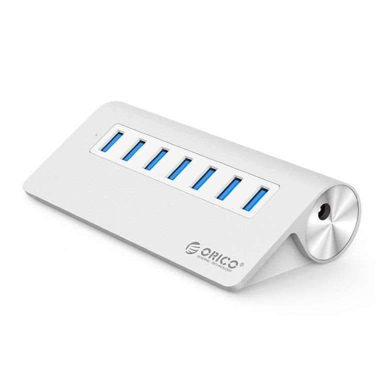 Orico 7-port USB 3.0 Hub Aluminium Silver M3H7-V1-SA-SV