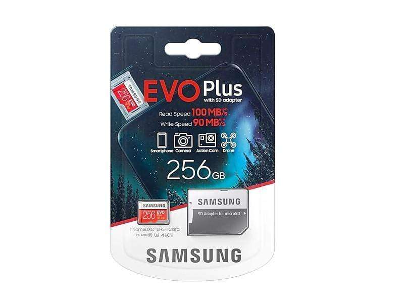 Samsung EVO Plus memory card 256 GB MicroSDXC UHS-I Class 3