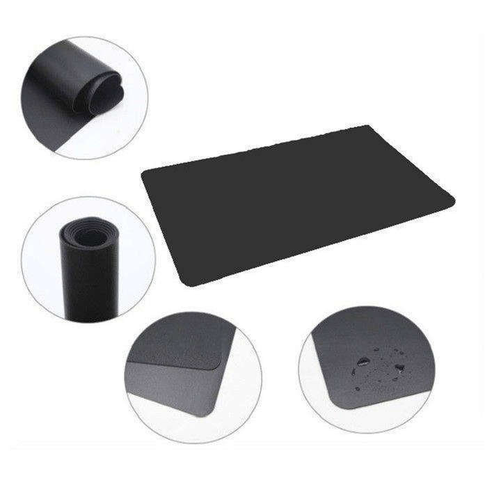 Tuff-Luv Ultra Thin Mega Desk Pad Mat for Home and Office Large Black MF3205