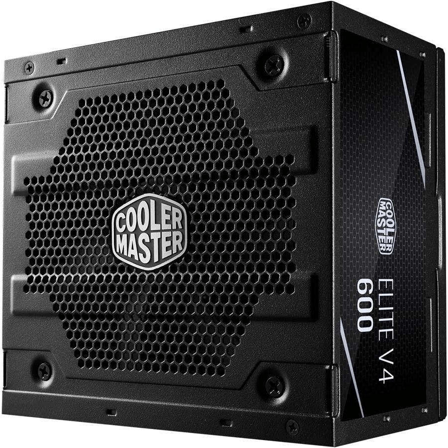 Cooler Master Elite 230V v4 80 Plus 600W ATX Power Supply Unit MPE-6001-ACABN-WO