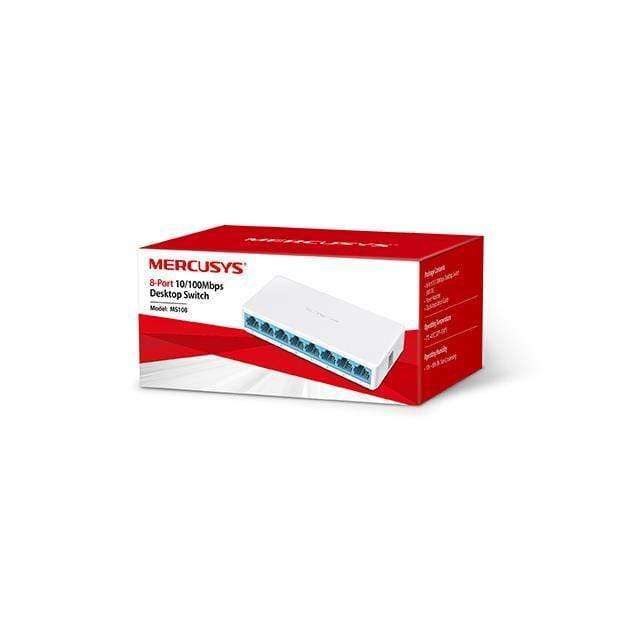 Mercusys MS108 8-port Fast Ethernet Unmanaged Desktop Switch