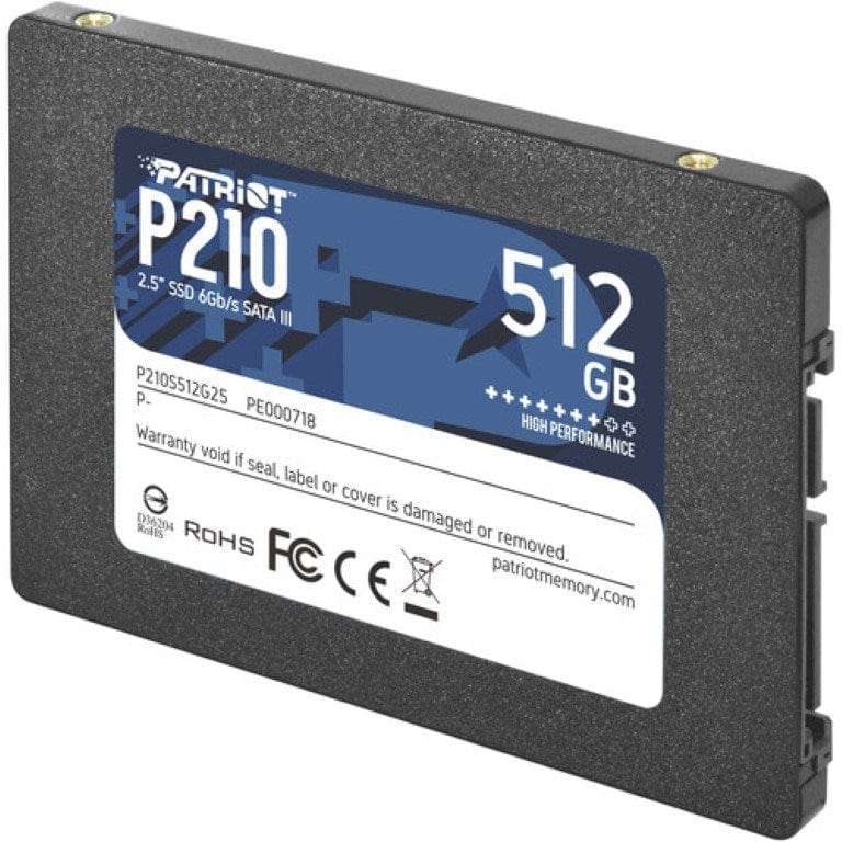 Patriot P210 2.5-inch 512GB Serial ATA III Internal SSD P210S512G25