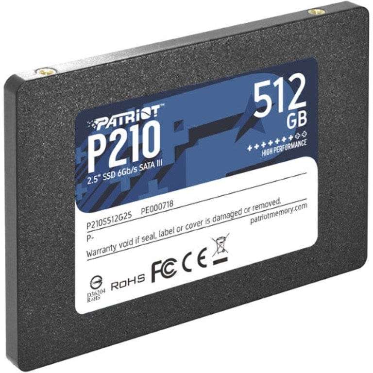Patriot P210 2.5-inch 512GB Serial ATA III Internal SSD P210S512G25