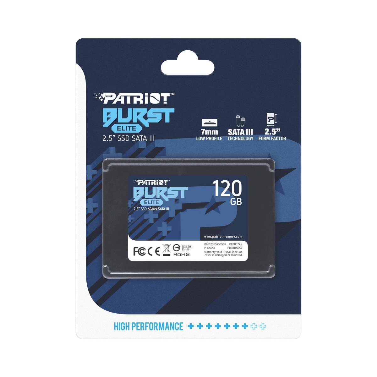Patriot Burst Elite 2.5-inch 120GB Serial ATA III Internal SSD PBE120GS25SSDR