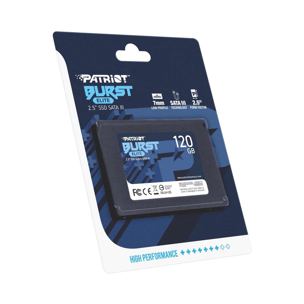 Patriot Burst Elite 2.5-inch 120GB Serial ATA III Internal SSD PBE120GS25SSDR