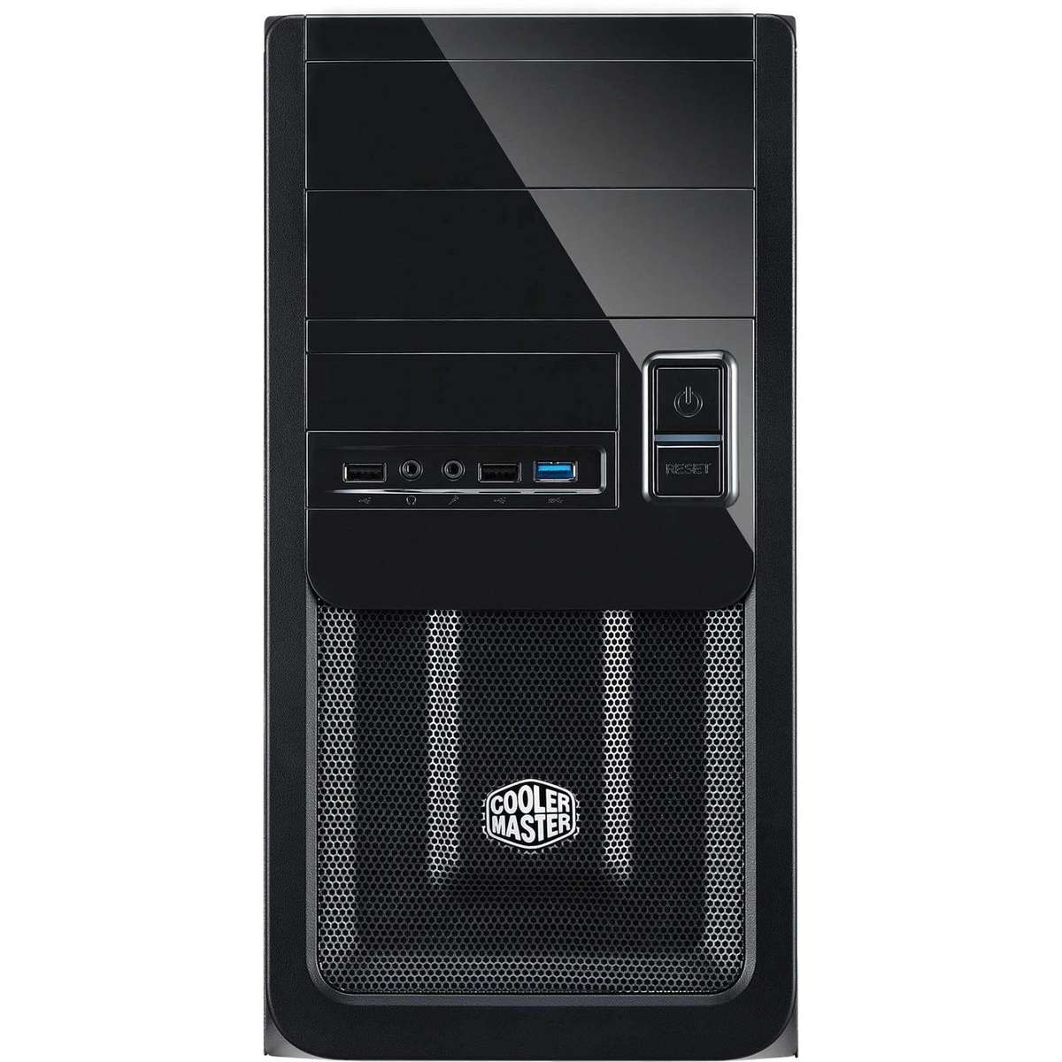 Cooler Master Elite 343 M-ATX Mini-Tower Black PC Case RC-343-KKN1
