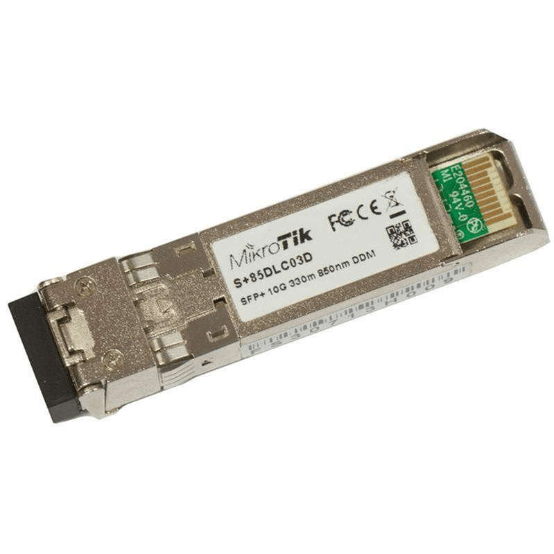 MikroTik SFP+ Module 10G MultiMode 300m 850nm network transceiver Fiber optic 10000 Mbit/s 850 nm...