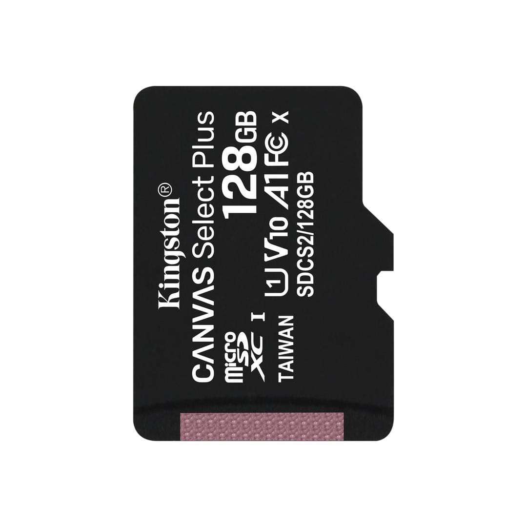 Kingston Canvas Select Plus Memory Card 128GB MicroSDXC Class 10 UHS-I